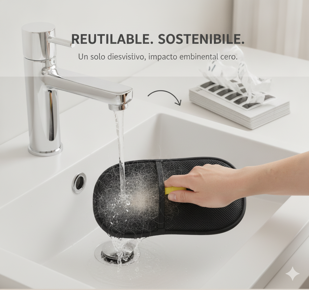 2 Guantes Quita Pelo l Tecnología para mantener tu ropa y muebles impecables.